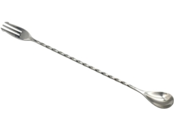 Colheres De Coquetel Em Aço Inoxidável, De Cabeça Dupla, Colher Para Misturar, De Cabo Longo Para Bebidas,