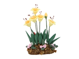 Primerox vaso de Planta Miniatura em Resina 1:12 para Casinha de Bonecas Acessórios Decoração