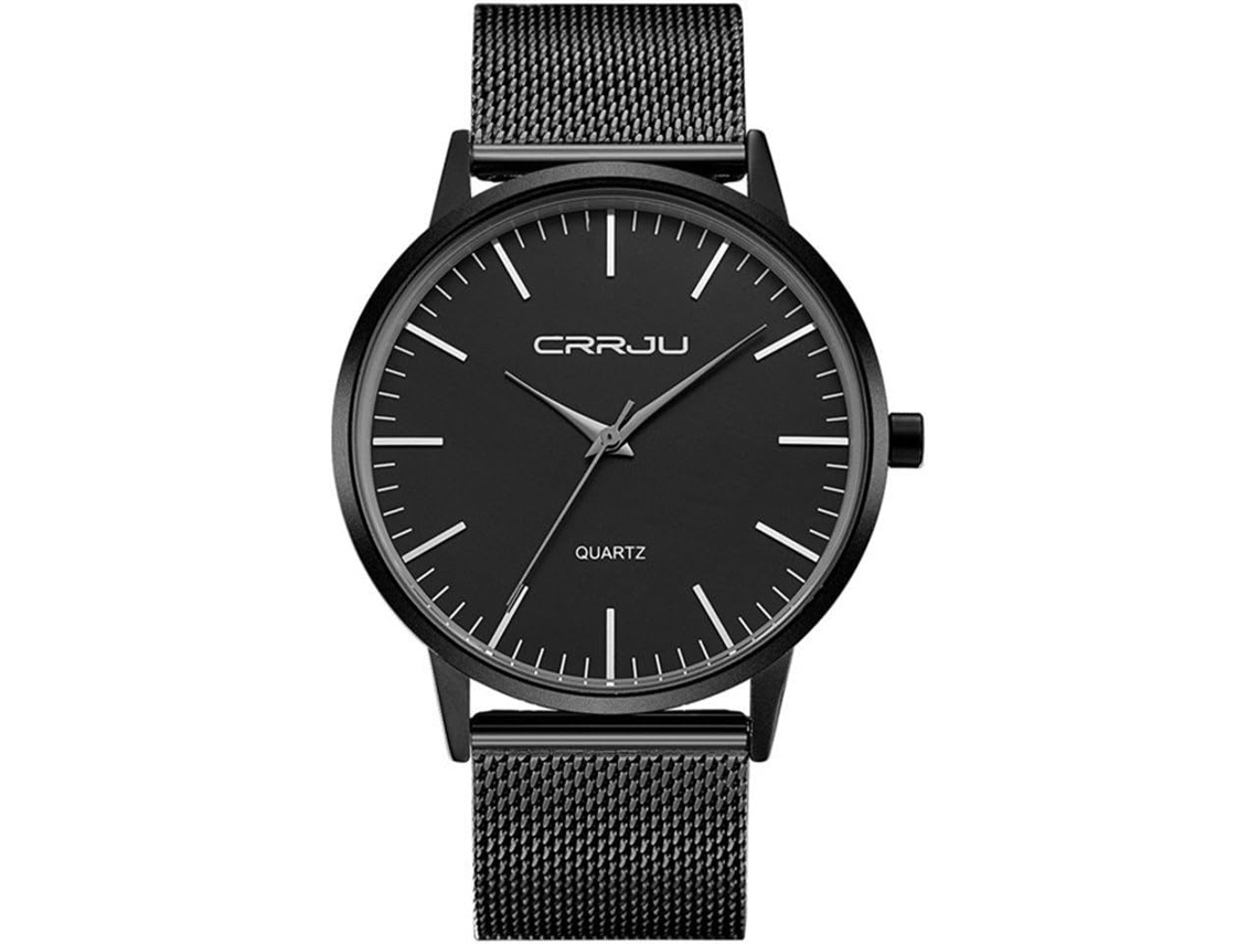 Relógios para Homem Relógio de Pulso de Quartzo para Homem Ultrafino com Bracelete de Malha