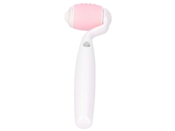 Massageador Facial de Rolo a Bateria para Olhos e Rosto, Ferramenta Beleza com GOKOCO (branco)