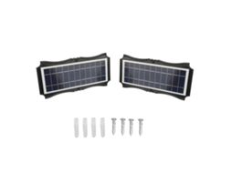Luz Solar de Parede Exterior IP65 8w Bicolor com Lente Óptica para Jardim
