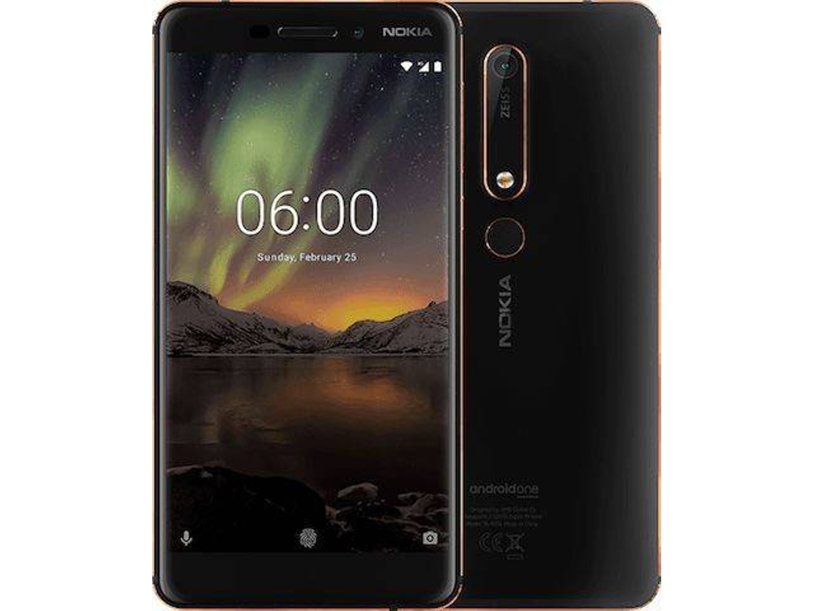 Smartphone NOKIA 6.1 (5.5'' - 3 GB - 32 GB - Preto)