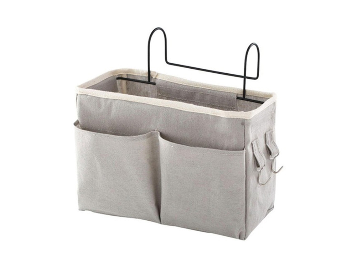 Lurelia Bolsa De Cabeceira, Suspensa, Para Cama, 26 Cm, Branco/bege, Uso Estável