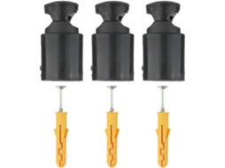 Conjunto De 3 Suportes Para Radiador Toalha, Ajustáveis De 65a 82mm, Clipes De Fixação Na Parede Para Toalheiros