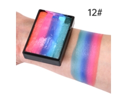 Paleta Pintura Facial e Corporal Split Cakes Água Segura Halloween Cosplay Festivais | S/MARCA