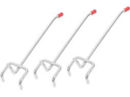 Conjunto De 3 Ganchos Para Painel Perfurado Hemobllo, Ideal Ferramenta