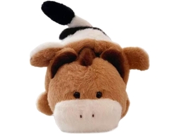 Vaca De Pelúcia | Decoração Interativa Reversível De 34,8 Cm | Animal De Pelúcia Cavalo/vaca Para Vayotoy