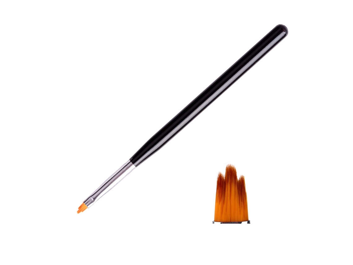 Pincel Para Uñas Com Cabo De Madeira Pincel De Gel Uv Caneta Para Desenho E Pontilhado Ferramenta De Manicure (05)