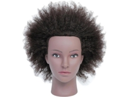 Cabeça de Manequim com Cabelo Afro SFUSHOS