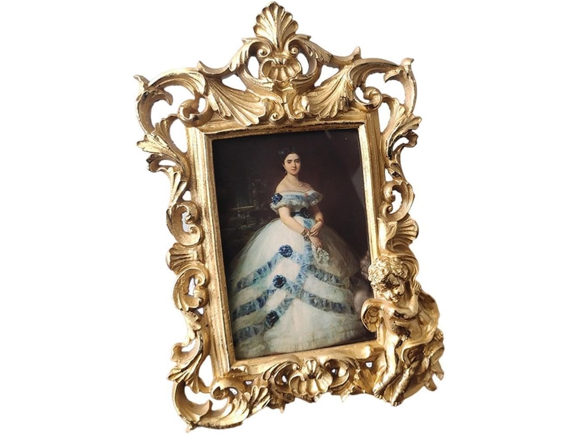 Quadro Fotográfico De Bureau Orné - Ajoute Une Touche De Glamour Vintage À La Maison