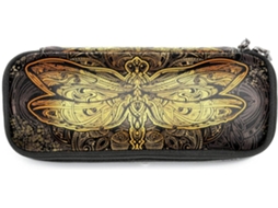 Conjunto grande com estampa de libélula e mandala, ideal para escola, mesa de trabalho, adultos, meninas e meninos.