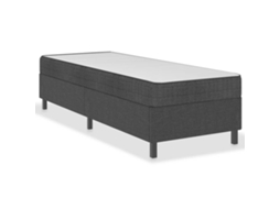 Box Spring Bed Frame, Box Spring Bed Frames Vidaxl Cinzeto Tecido (100 X 200 Cm)