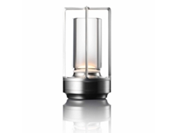 Lâmpada de Mesa Sem Fio Portátil Recarregável Alumínio Dimmable 3 Modos de Cor para Sala e Quarto