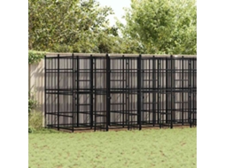 Vidaxl Canil De Exterior 12,9 M² Aço