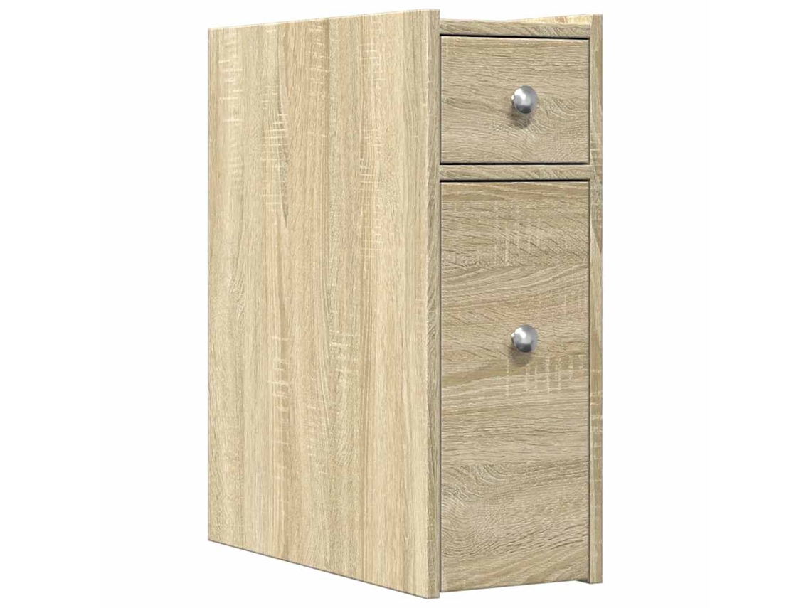 Narrow Bathroom Cupboard, Narrow Bathroom Cupboards Vidaxl Marrom Madeira Processada (n/a)