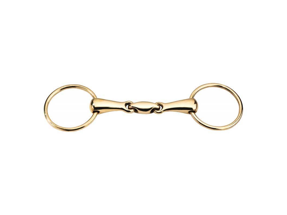 Snaffle Oco Anatômico Cyprium Dourado 145 Mmfeeling