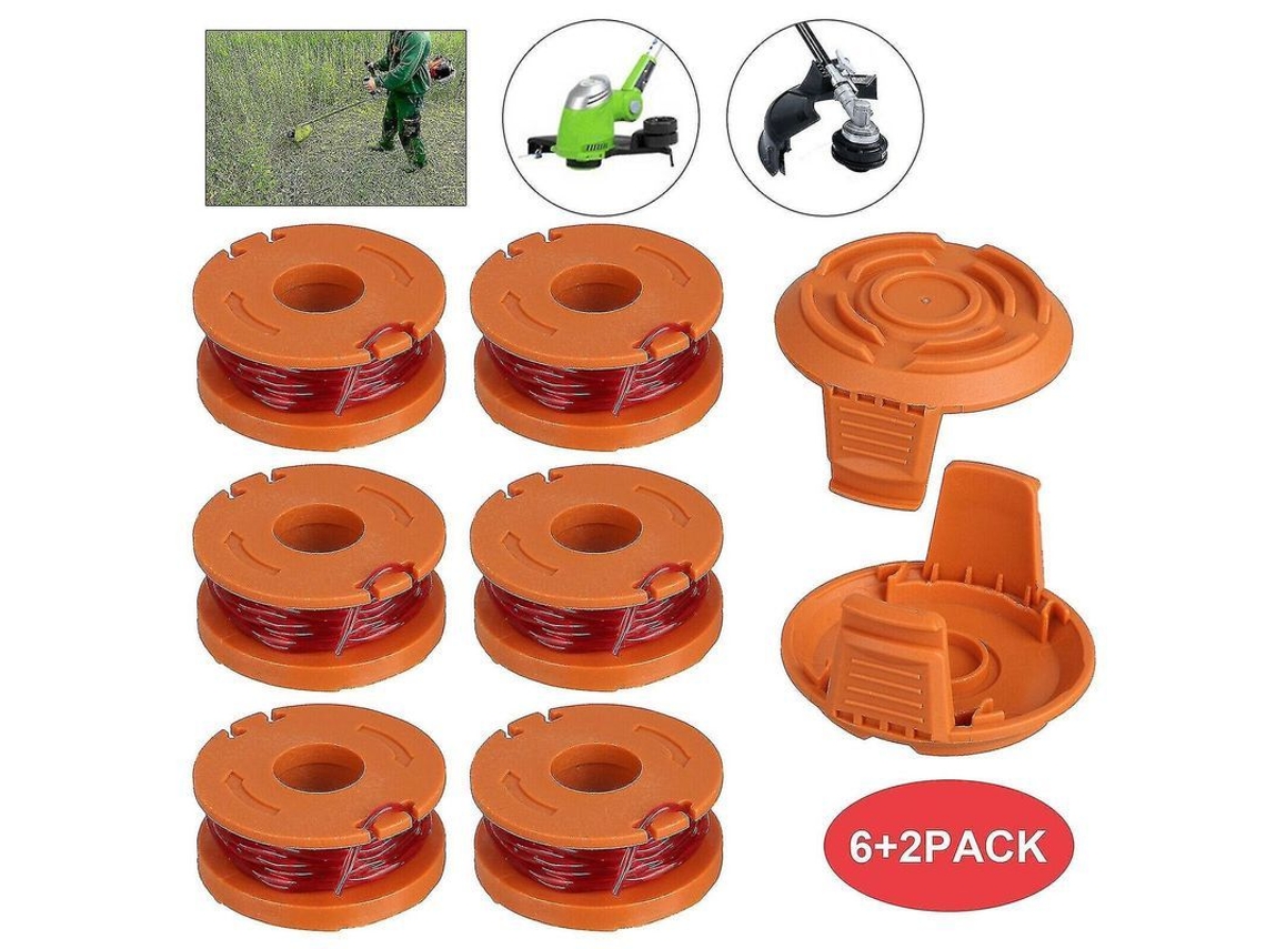 Carretel de Linha Nova Line para Cortador de Grama Worx 10ft 6 Pacotes
