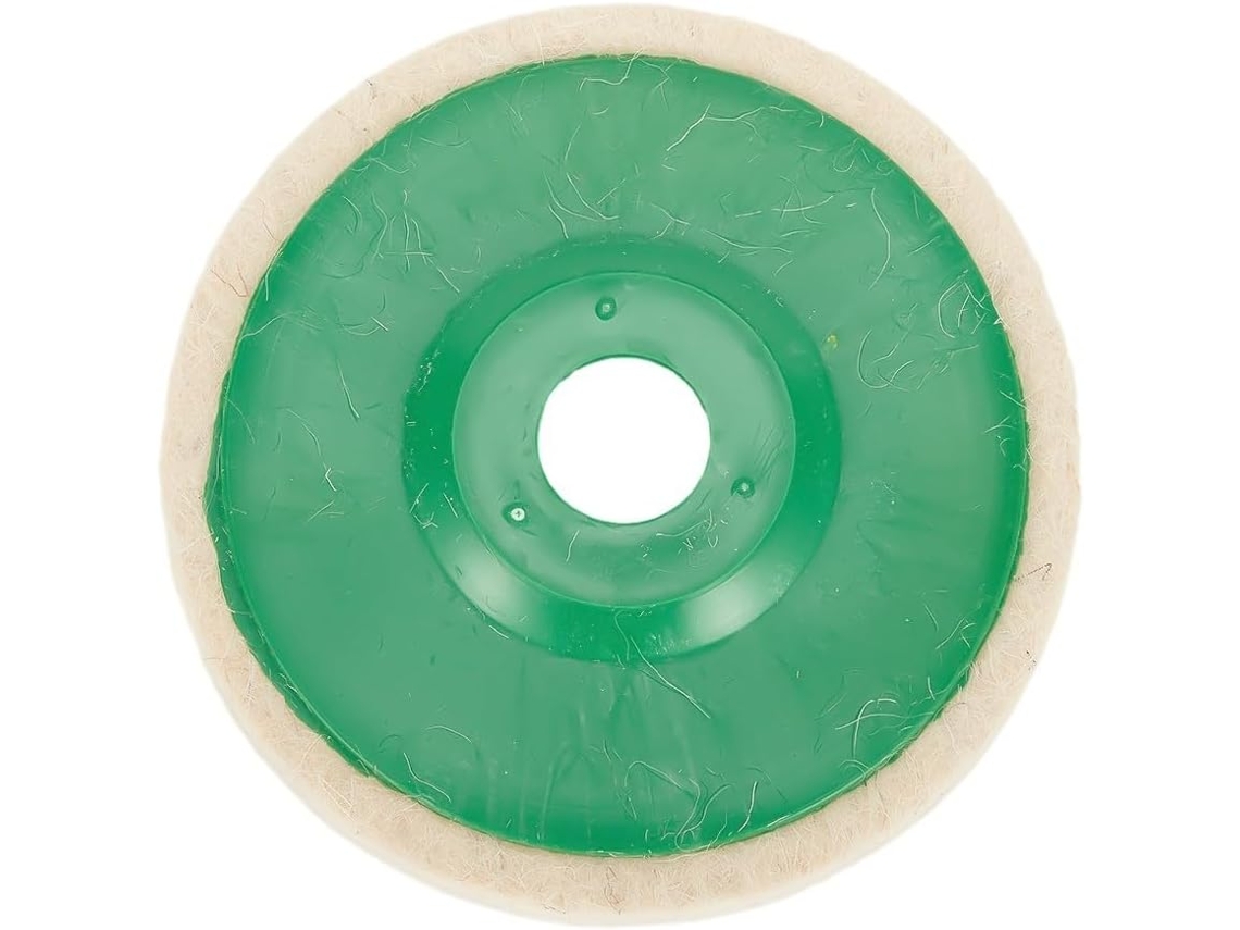 Disco De Polimento Feltro Lã 125mm 5 Polegadas Para Esmerilhadeira Angular Ou Ferramenta Rotativa, Abrasivo Para