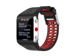 Pulseira De Relógio Gps Polar V800, Preta E Vermelha