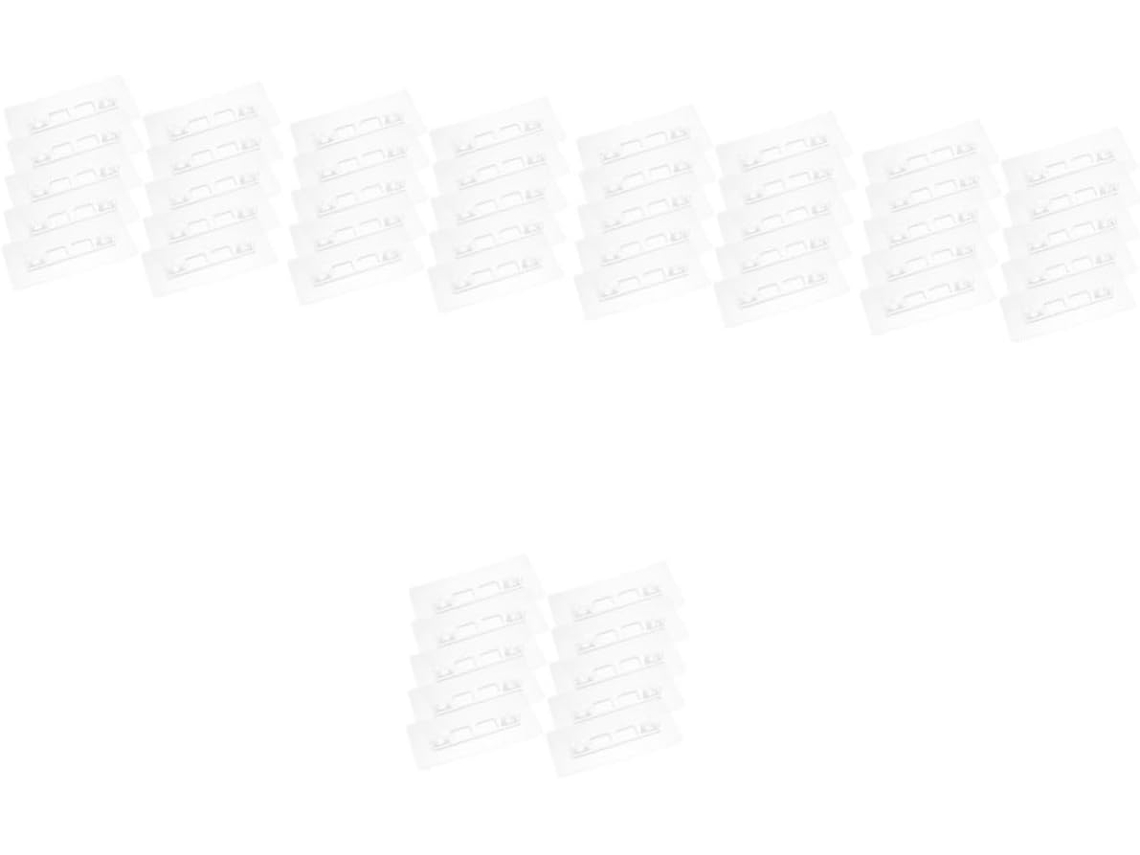 Conjunto De 60 Suportes Adesivos Para Prateleiras, Fixação Na Parede, Sem Necessidade De Furar.