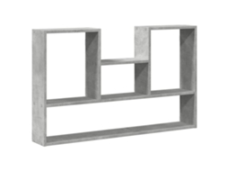 Prateleira de Parede Derivados Madeira Cinzento Cimento MAISON EXCLUSIVE (36x16x90 cm)