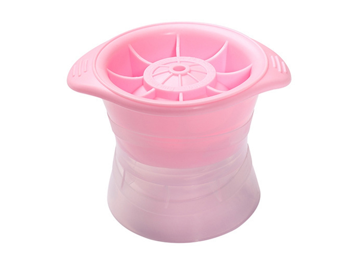 Ice Ball Maker Light Pink 6cm Fácil Desmoldagem Silicone Quick Freeze Sphere Ice Cube Mold Para Whisky