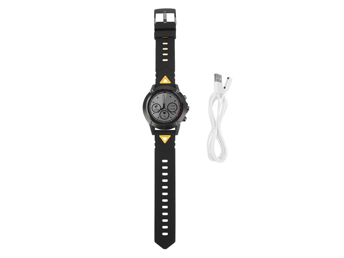 Relógio Inteligente Novo Relógio Esportivo G01 com Resistência À Água Ip68 (amarelo) EOOCOO (posicionamento Gps, Monitoramento de Frequência Cardíaca)