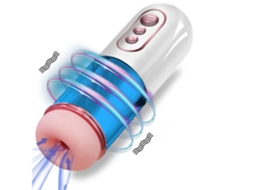 Masturbador Masculino Automático Copo De Masturbação De Silicone Sugador Branco*