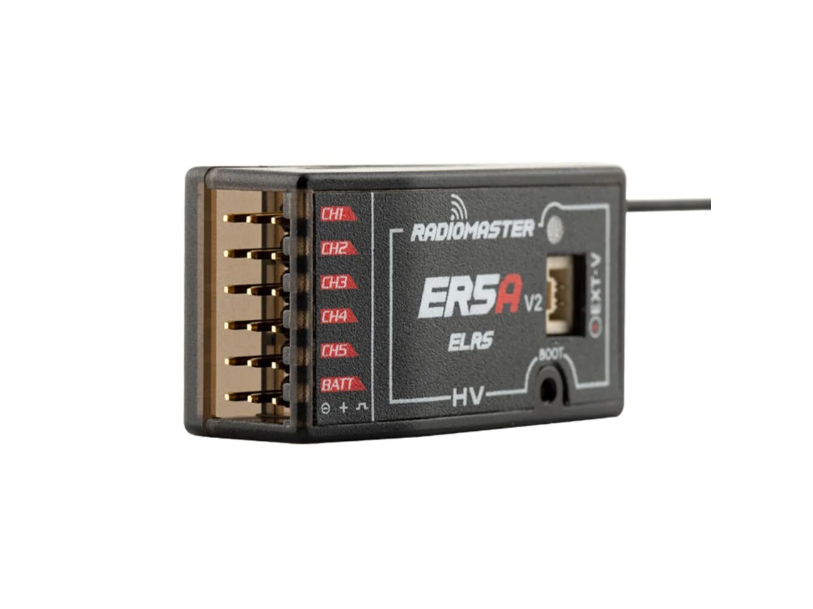 Receptor Pwm Elrs de 5 Canais Radiomaster Er5a V2 2.4ghz para Transmissor de Rádio Mt12 Pocket Boxer Tx16s Zorro Elrs MDUG (versão Lbt)