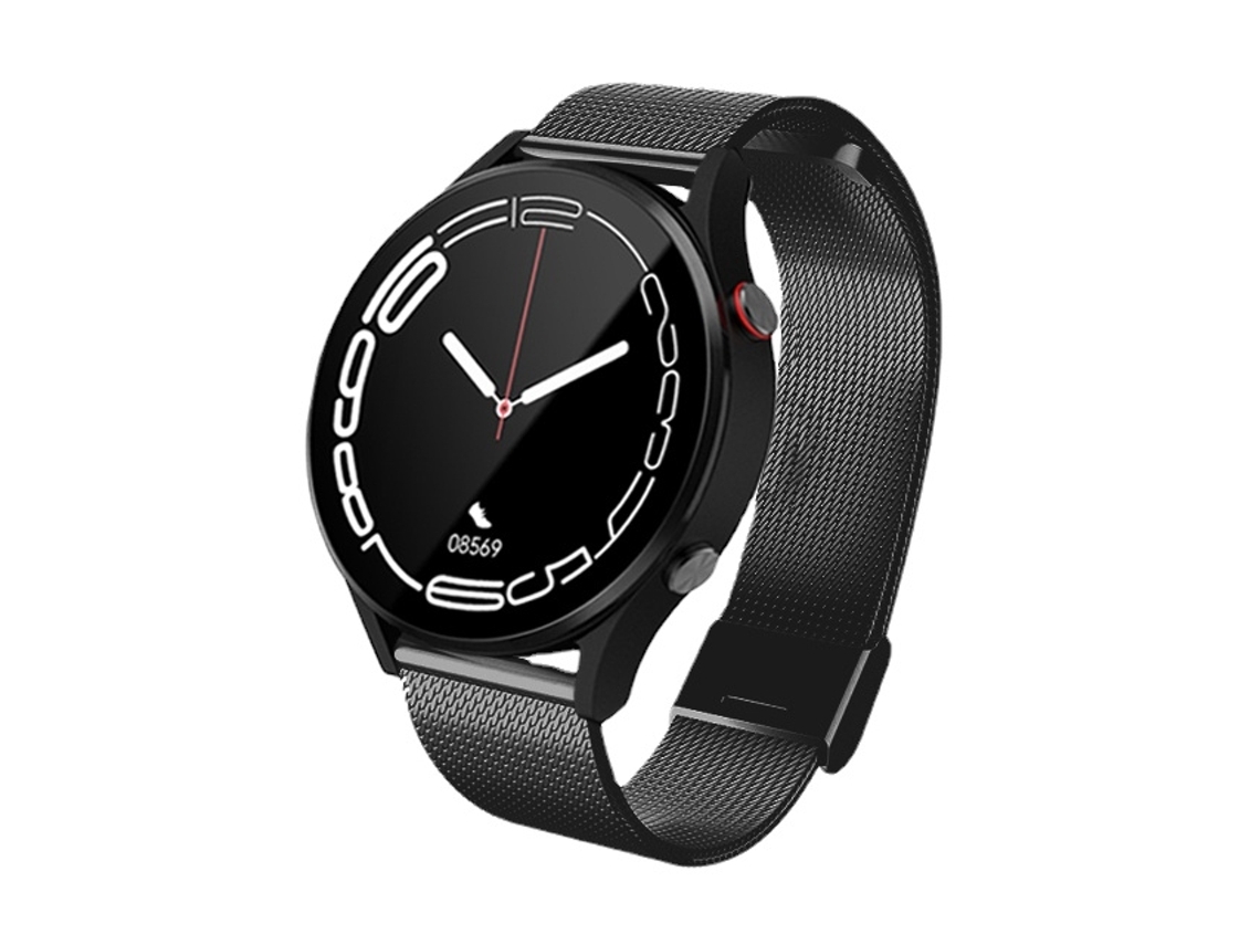 Relógio Inteligente Masculino Tela Ips 1.32 Chamada de Voz Controle de Saúde 70 Modos Esportivos À Prova DÁgua Smartwatch para Samsung