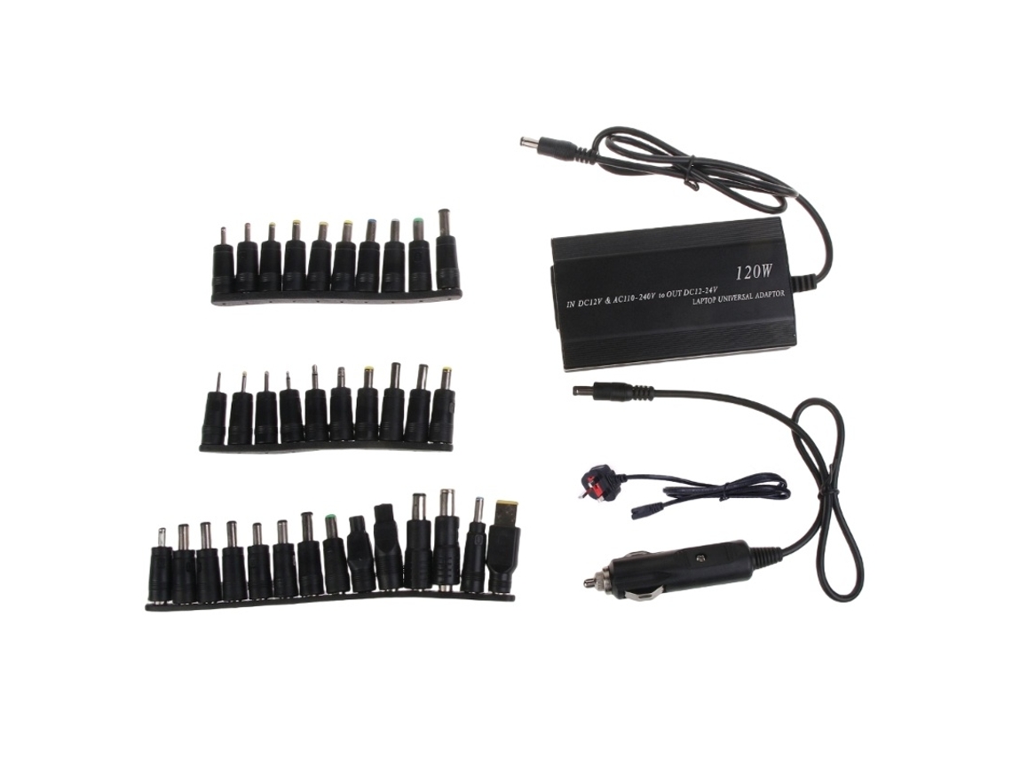 Lurelia Carregador Para Portátil Ac110 Ac110240v 120 W Para Portátil De 120 W Com 34 Portas