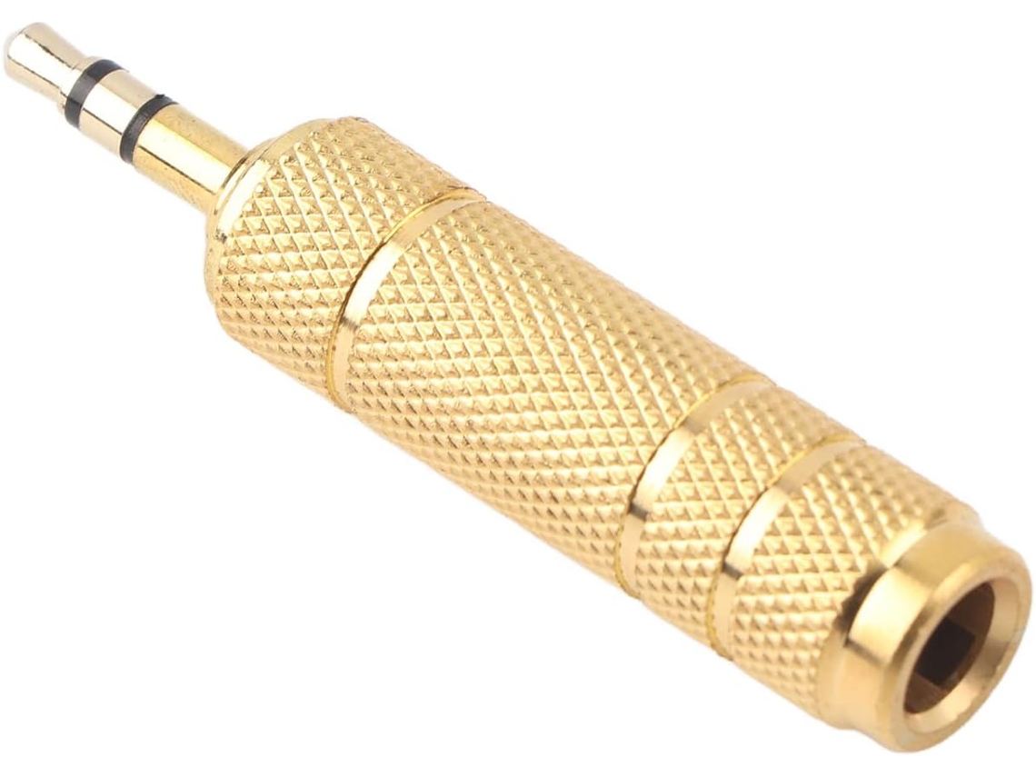 Adaptador Estéreo De Plugue De 3, 5 Mm, 5 Mm Para Conector De 6