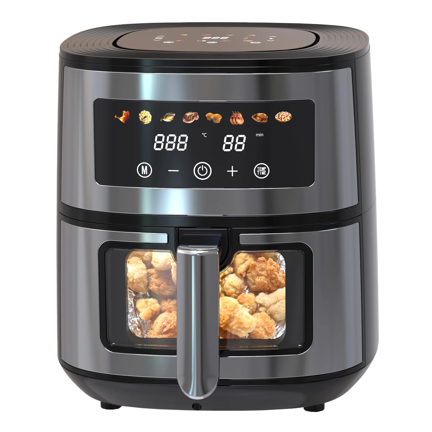 Forno Fritadeira A Ar Digital. Fritadeira A Ar Inteligente Sem Óleo.
