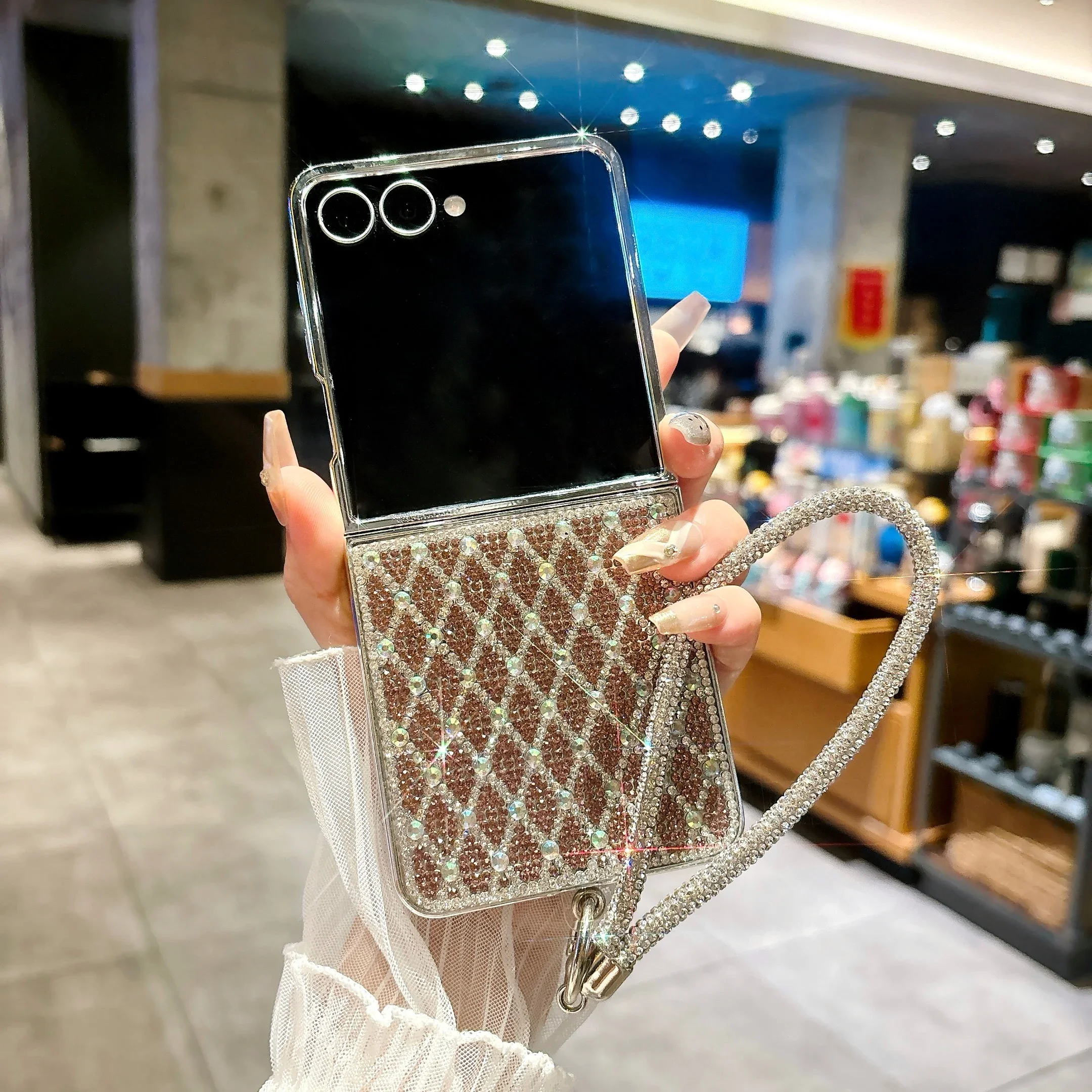 (marrom, Galaxy Z Flip4) Capa Protetora Resistente A Impactos E De Alta Resistência