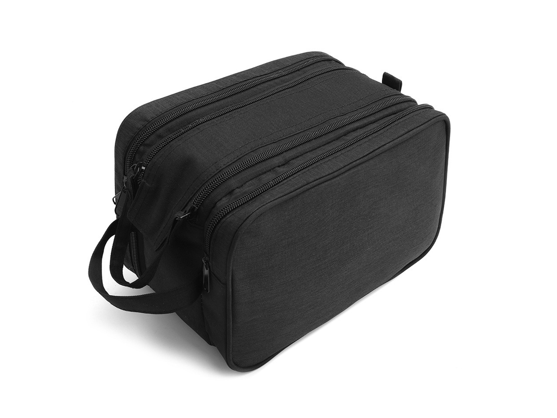 HYMNORA Nécessaire Resistente De Homem Design Exclusivo Zíper Duplo Bolsos Acompanhante Viagem (9.64x6.7x5.51/24.5x17x14cm)