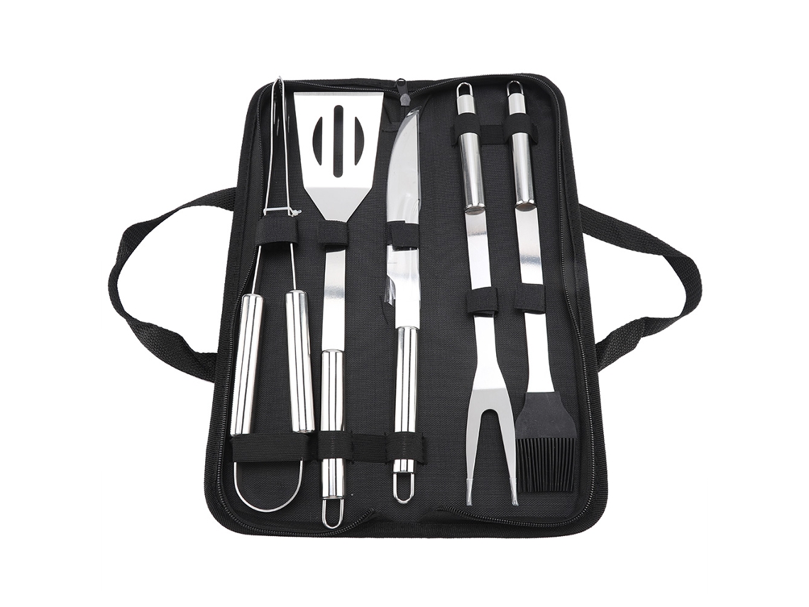Kit Churrasco Inox 5 Peças LAXISCREED