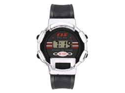 Reloj Electrónico Infantil De Moda Correa De Pvc Reloj Digital Para Niños Blanco