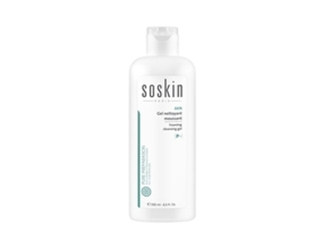 SOSKIN PARIS Foaming Cleansing Gel Cisticí Gel Pro Pokožku Náchylnou K Akné 250Ml
