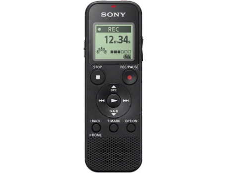 Gravador de Voz SONY ICDPX370 — Até 55 h Gravação | 4 GB Memória