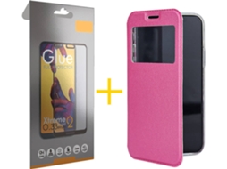 Kit Capa e Película Apple iPhone 11 Pro ACCETEL Full Gandy Flip (Rosa)