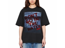 Rockinstone Jaws Movie Don't Go Black Adult T-shirt Size:xl