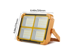 Lanterna De Acampamento Recarregável De 6000 Mah, 1500 Lm, 288 Leds, Lanterna Magnética Potente Para Reparo Olysi Shop