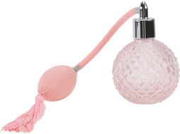 Frasco De Perfume Recarregável Em Formato De Abacaxi, 100ml, Rosa, Com Spray Absorvente De Impacto, Ideal Para Mulheres E Viagens.