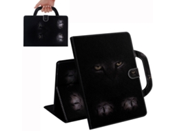 Capa‑flip Horizontal Padrão Gato Halinuia Com Suporte, Ranhura De Cartão E Carteira Para Huawei Mediapad T5