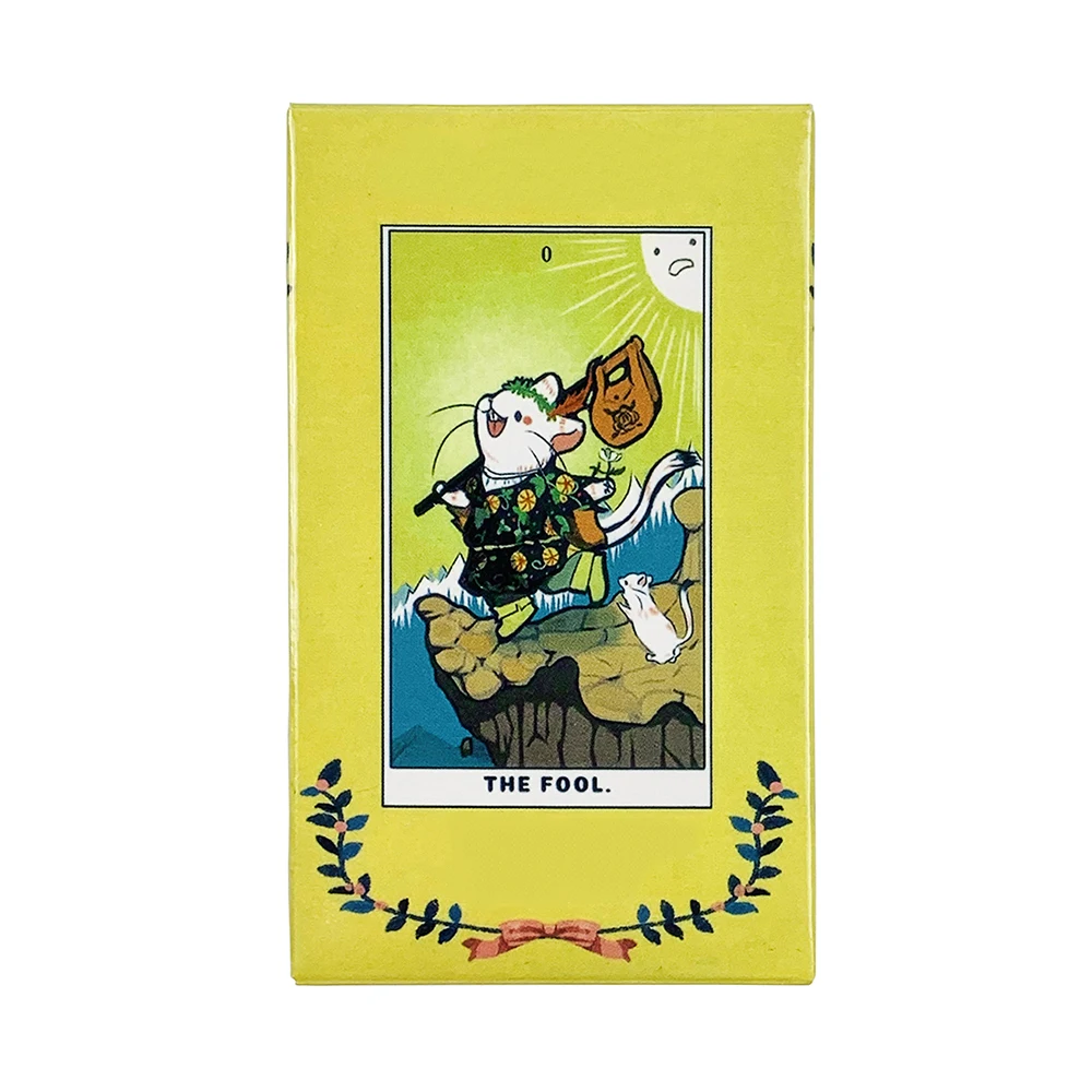 um Baralho de Tarô Novinho em Folha com 78 Cartas, um Jogo de Cartas Casual e Divertido, Perfeito para Encontros Familiares. MDUG