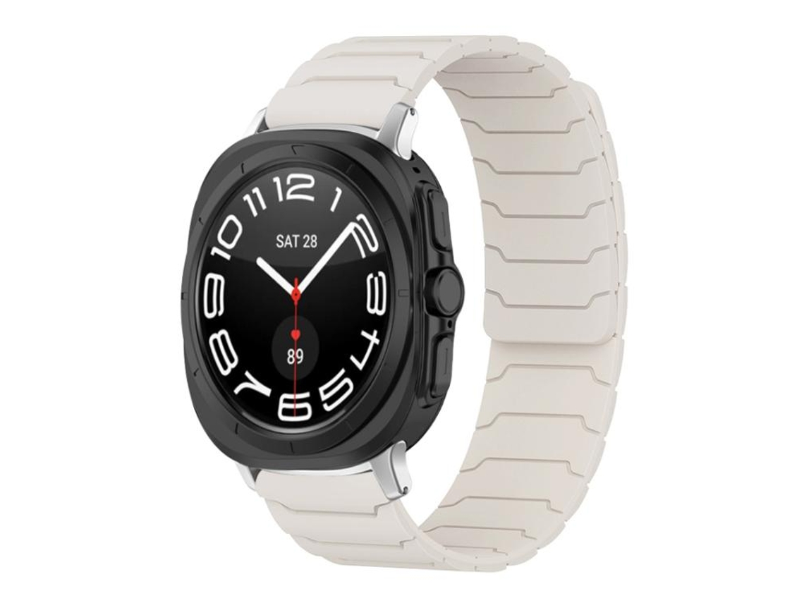 Bracelete Silicone Magnético para Samsung Galaxy Watch Ultra Starlight XIAOMOYU (47mm)