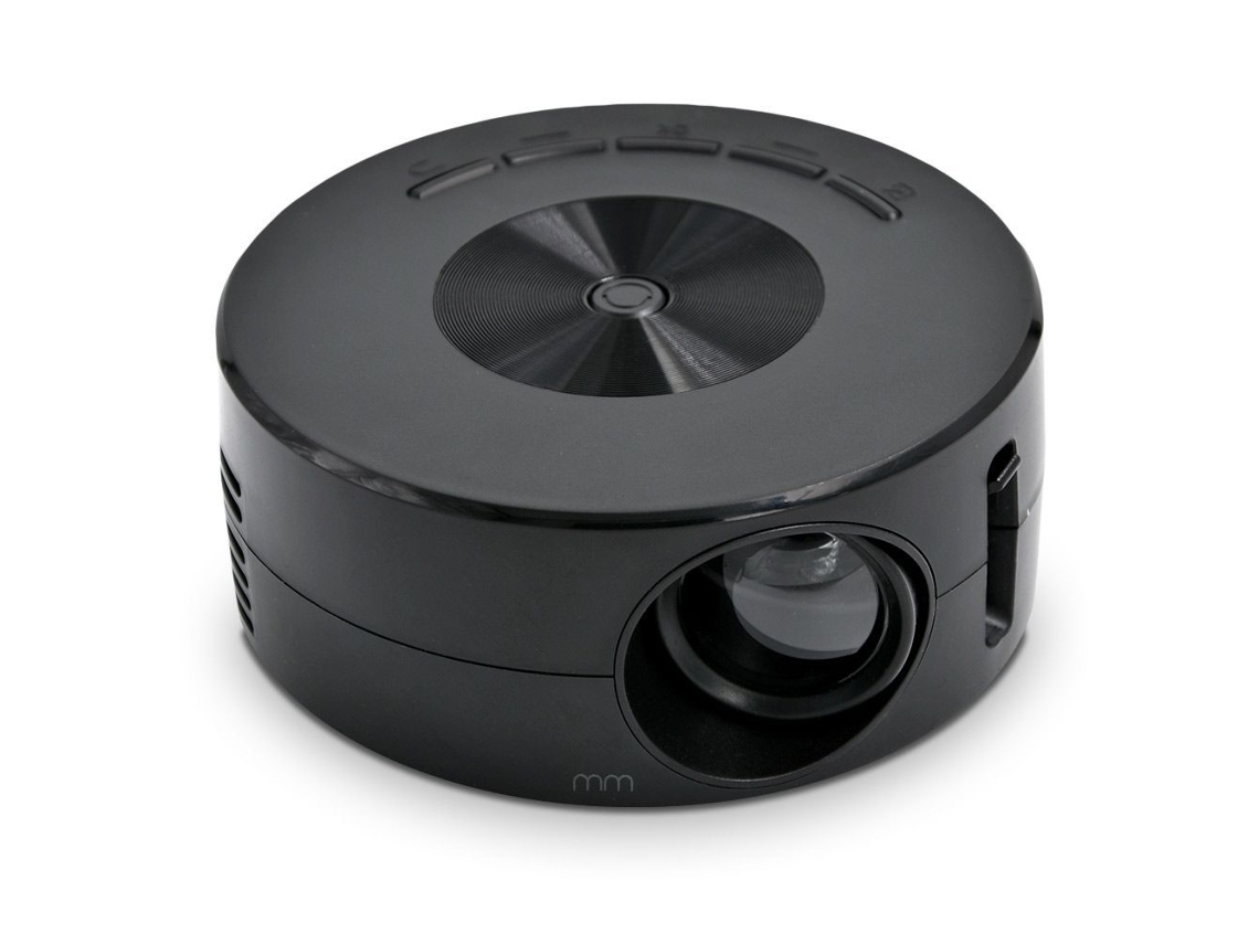 Projetor Usb Preto Plástico Brilvibera
