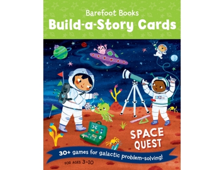 Livro Build-a-Story Cards Space Quest de Barefoot Books (Inglês - Capa Dura)