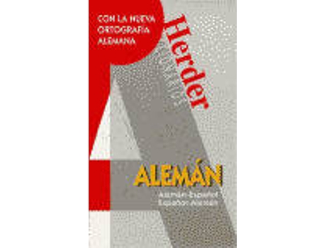 Livro Diccionario Herder Alemán-Español/Español-Alemán de Vários Autores