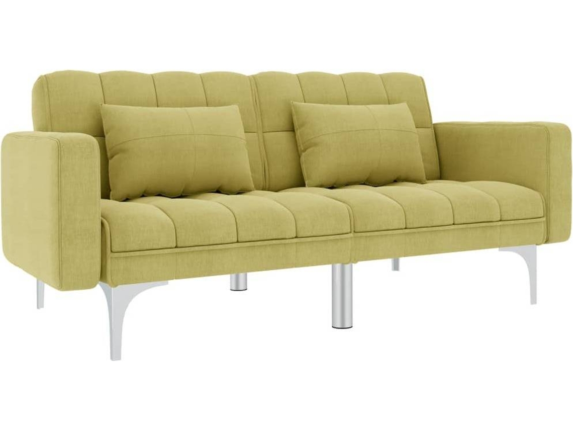 vidaXL Sofácama tecido verde Worten.pt